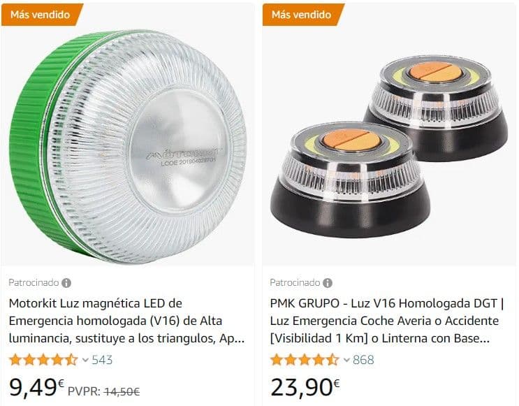 luz emergencia dgt amazon