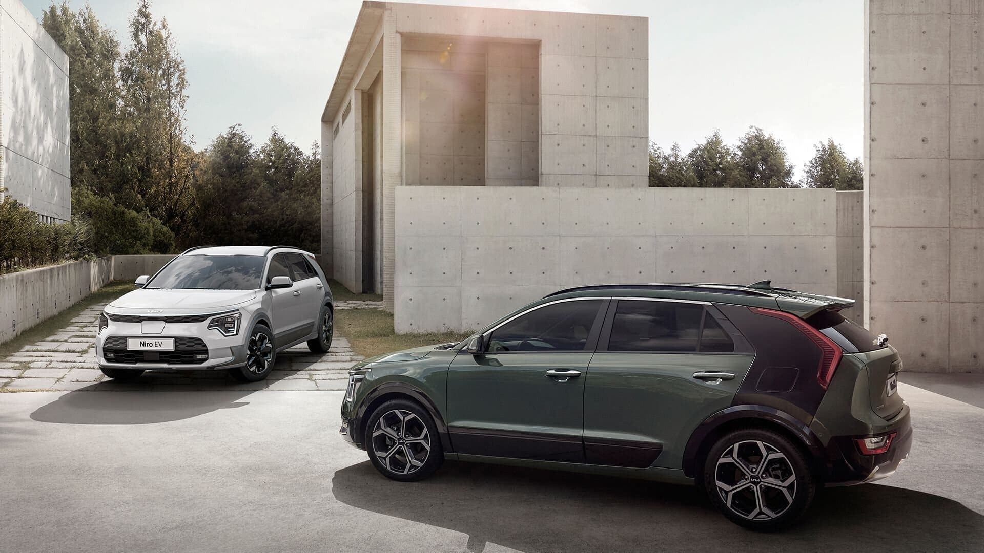 kia niro 2022 de frente y lateral