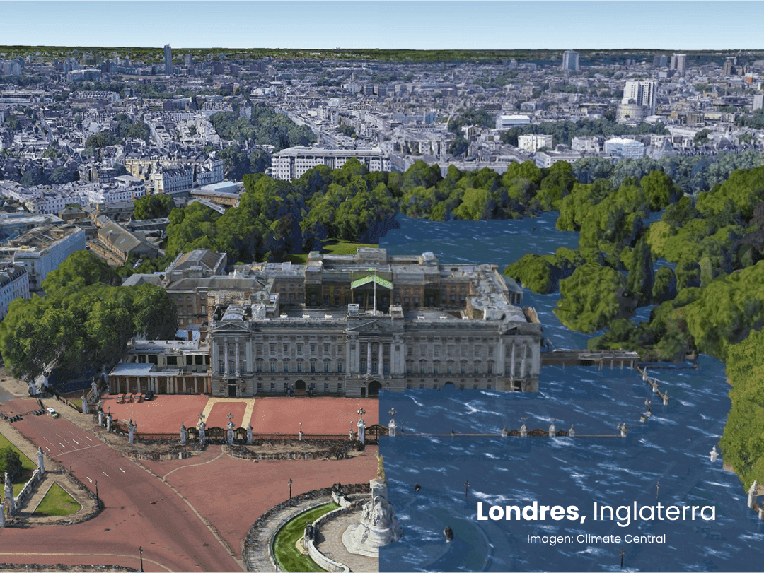 antes y después cambio climático londres