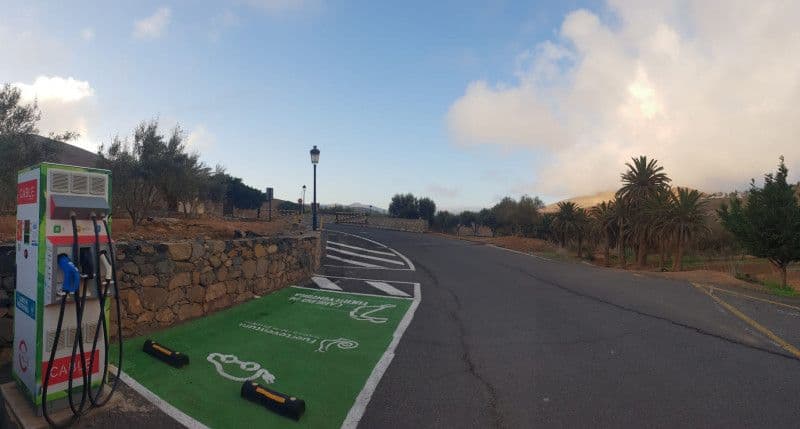 punto de carga en Betancuria