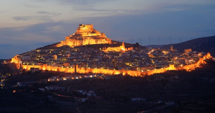 morella vistas de noche