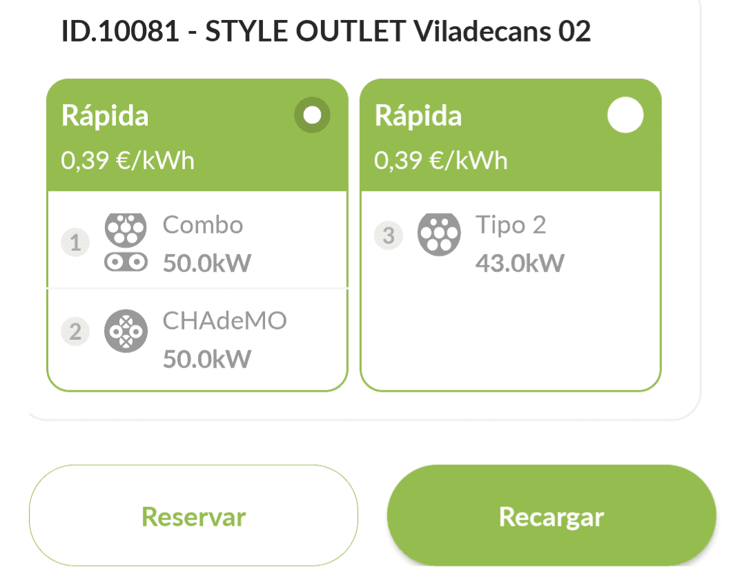 ejemplo punto de carga Electromaps