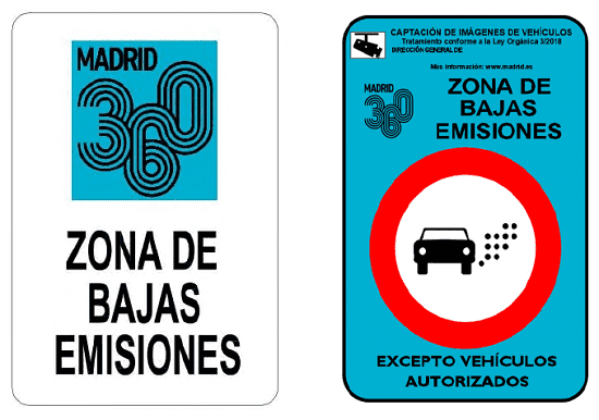zona de bajas emisiones ZBE Madrid