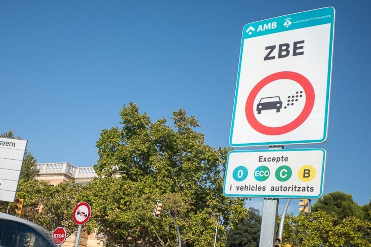 zona de bajas emisiones ZBE Barcelona